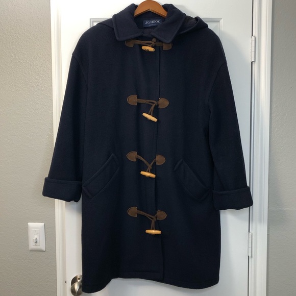 JG Hook Jackets & Coats Vintage Jg Hook Womens 2 Wool Nylon Blue